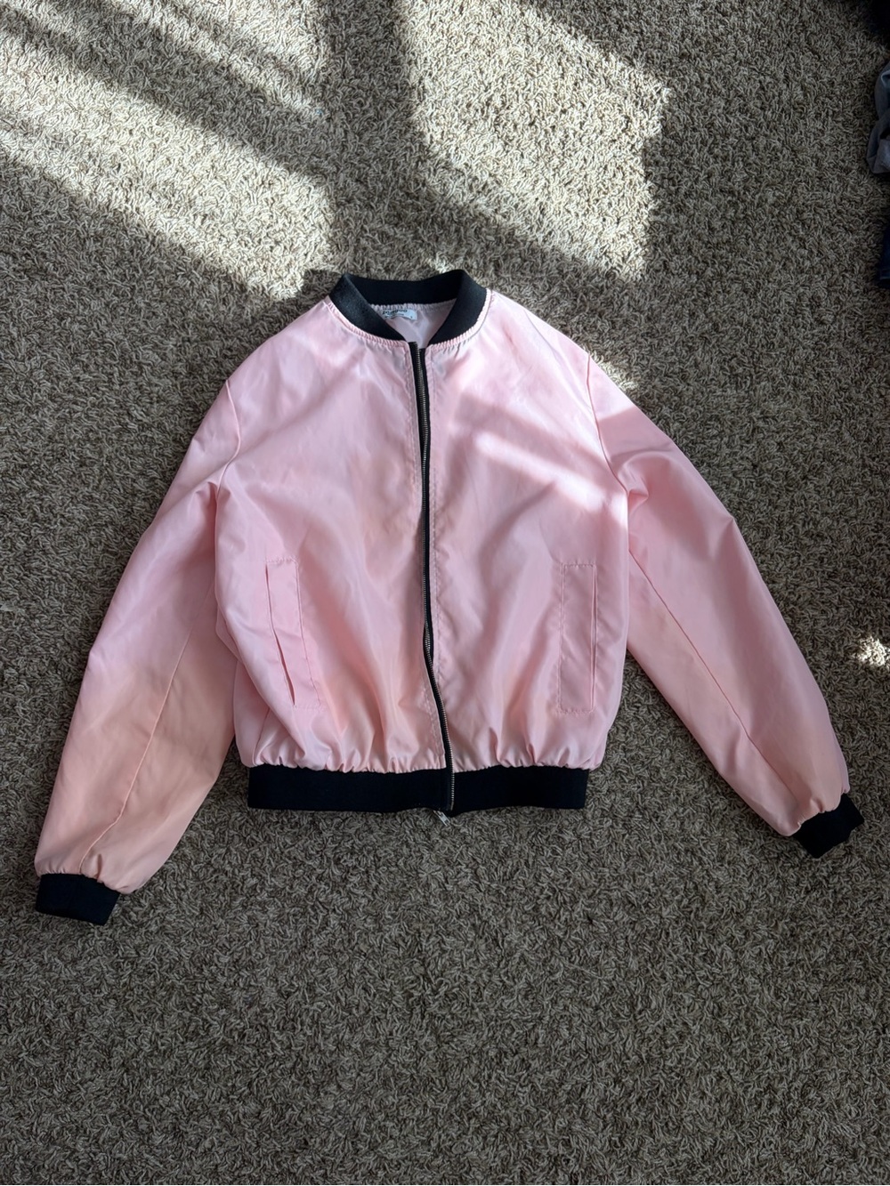 pink bomber jacket